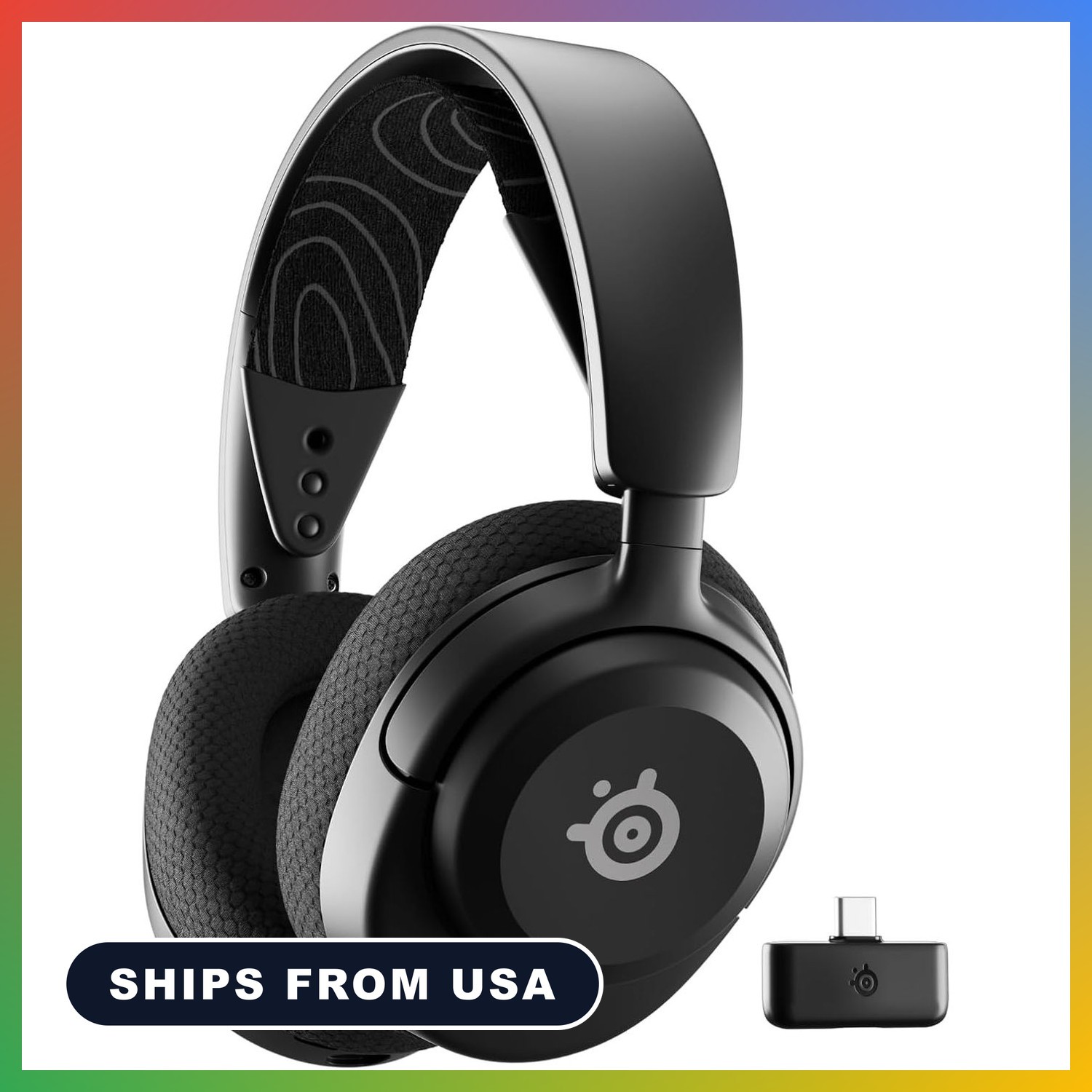 Arctis Nova 5 Multi-System Gaming Headset PC Black Over Ear USB-C Dongle