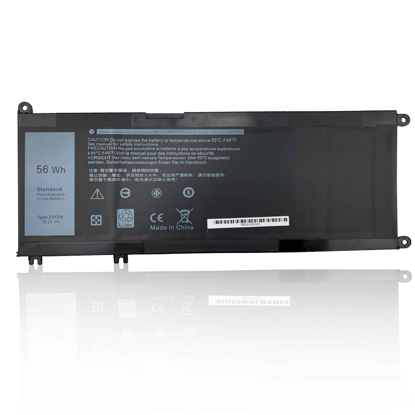 56Wh Replacement Battery for Dell G3 15 3579 G5 15 5587 G7 7588