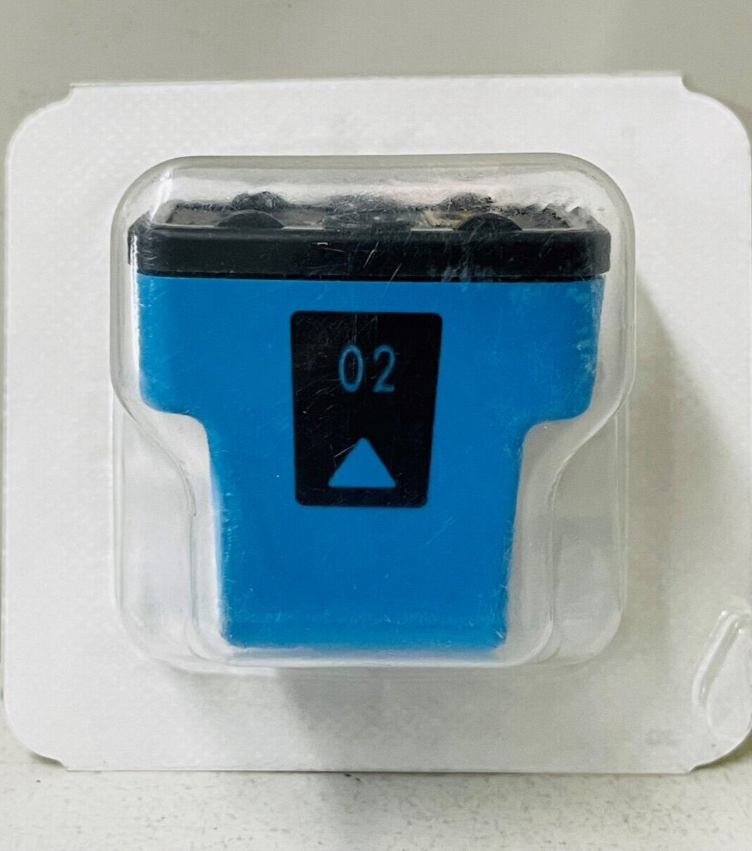 New Genuine HP 02XL Cyan Ink Cartridge