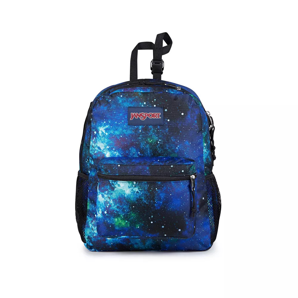 JanSport Adaptive 16" Backpack - Cyberspace Galaxy: Zip Closure Laptop Sleeve