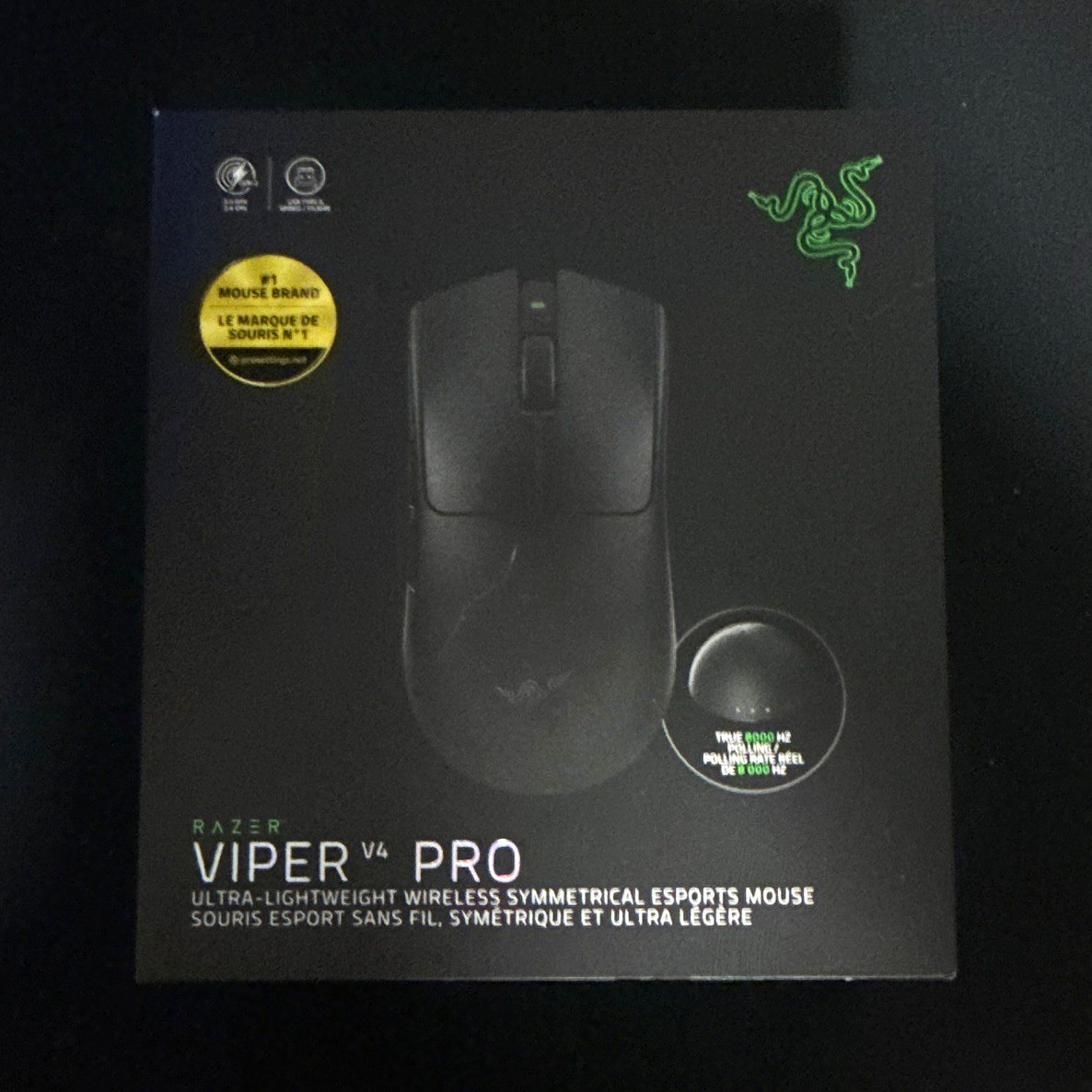 Razer Viper V4 Pro Wireless Optical Gaming Mouse 35000 DPI 5-Button Black