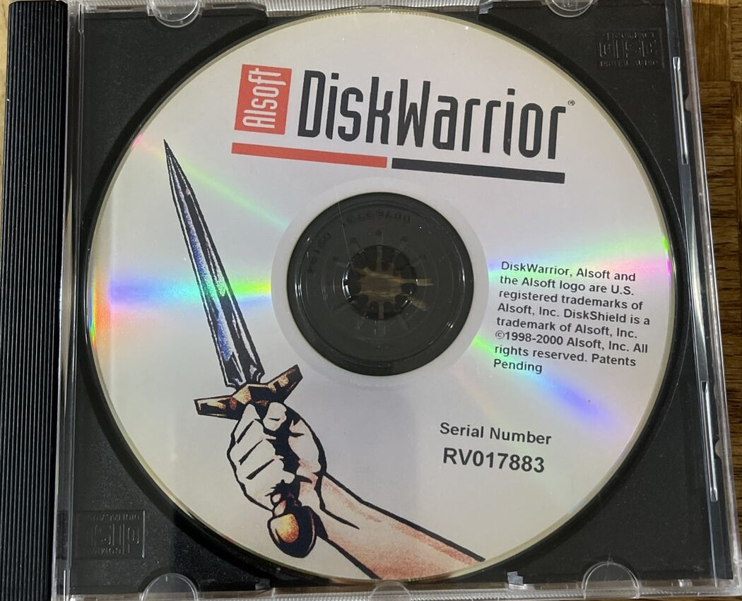 Disk Warrior PC CD Rom -Rare Vintage-SHIPS N 24 HOURS