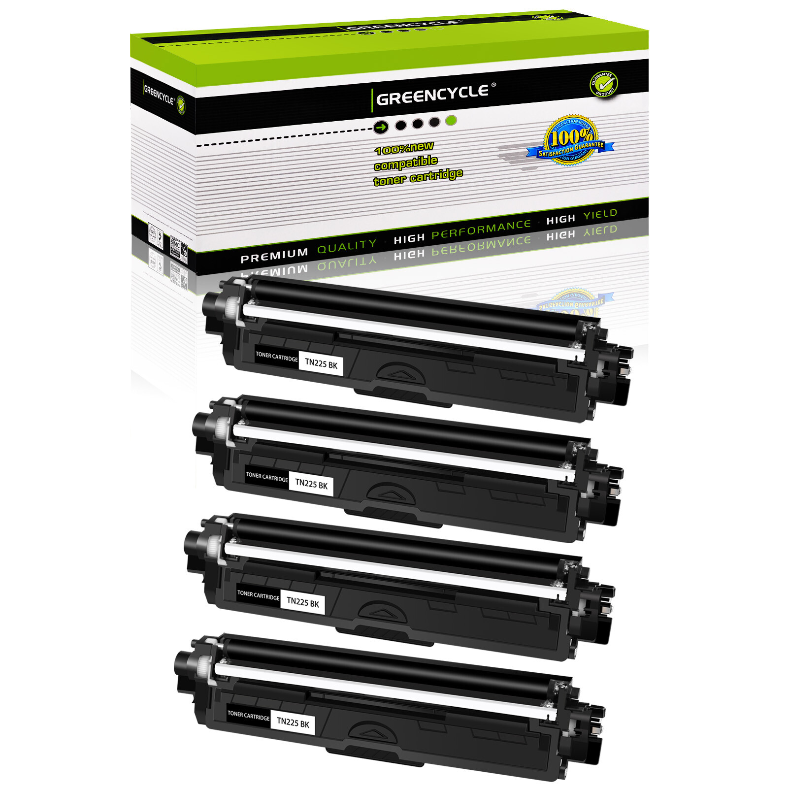 4PK TN-221 TN221 TN-221BK Toner for Brother MFC-9140CDN DCP-9020CDN DCP-9020CDW