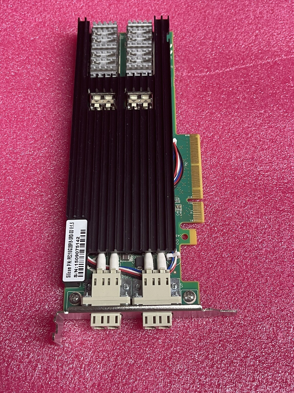 Dell Silicom DualPort 10Gb Fiber  Adapter PE210G2BPI9-SRD-SD 026CC4 Low Height