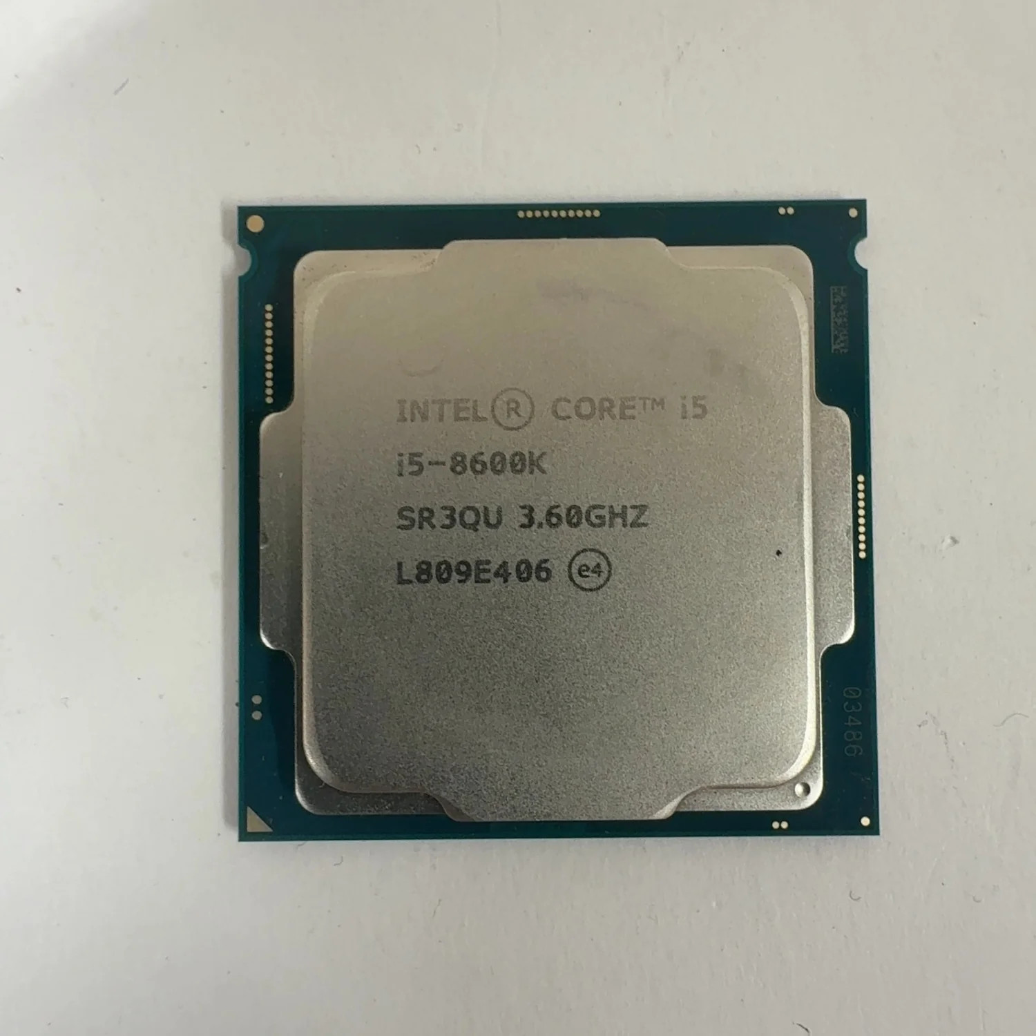 Intel Core i5-8600K 3.60GHz 6 Core SR3QU 6 Thread LGA 1151