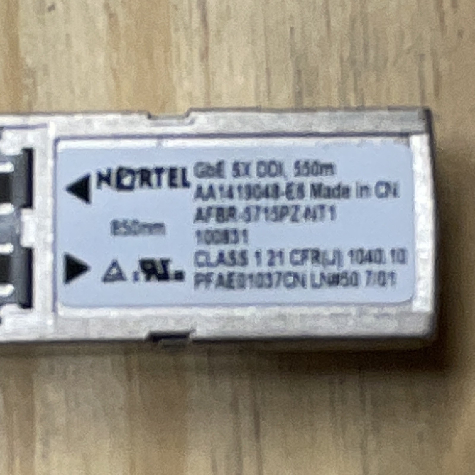 Nortel AA1419048-E5 1000BASE-SX 1Gbps SFP LC Optical Transceiver Module