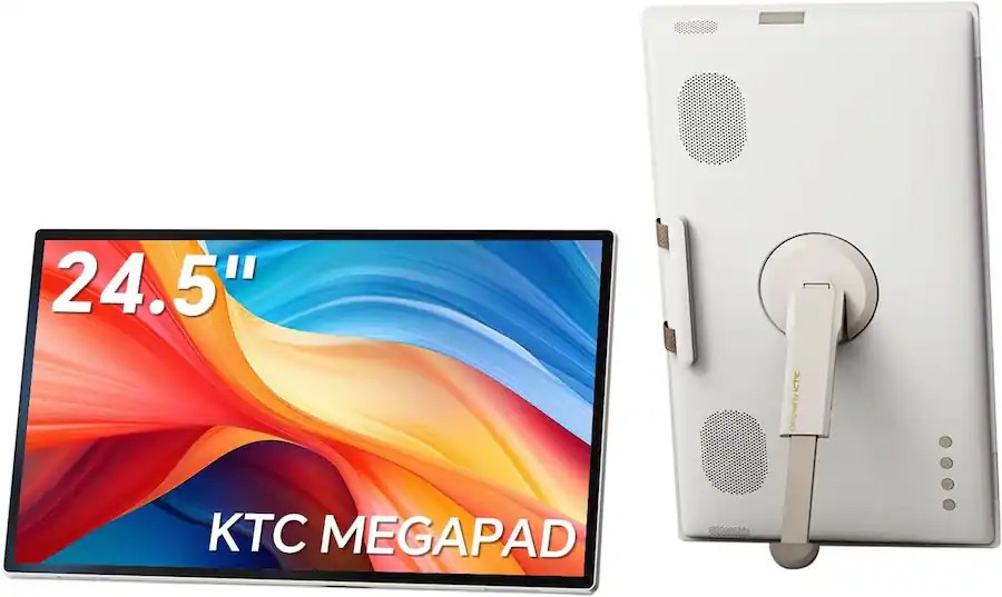 KTC A25Q5 24.5" Portable Smart TV Monitor,FHD IPS Google EDLA Touch Screen