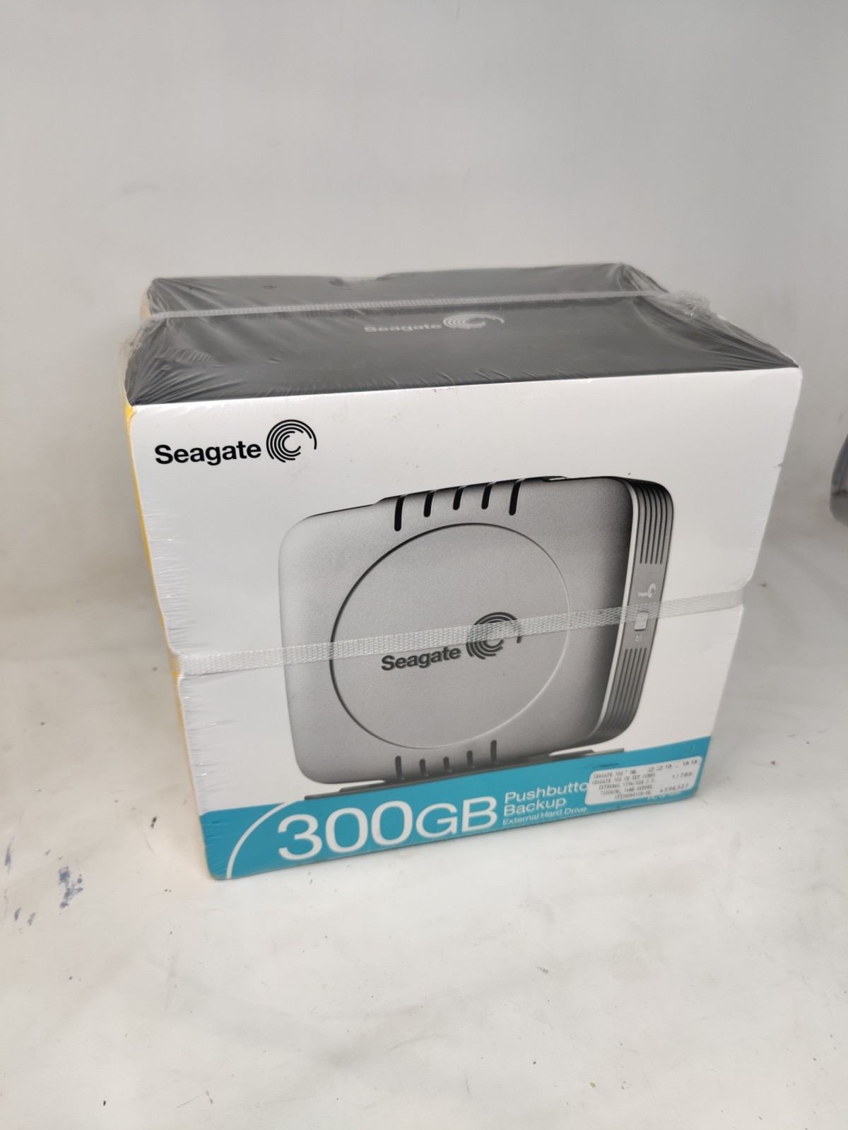 Seagate 300GB External Hard Drive Pushbutton Backup
