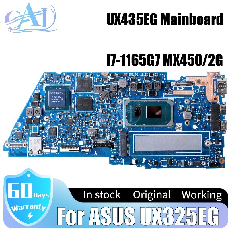 UX435EG For ASUS UX435E UX435EG UX435EGL Laptop Motherboard 8GB i7-1165G7 MX450
