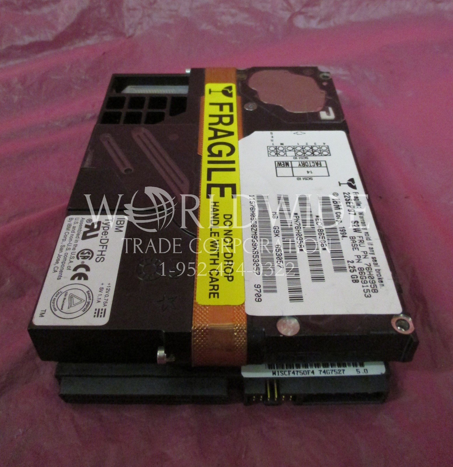 IBM 76H0958 86G9153 2.2GB 68-Pin SCSI Quantum Fast Wide F/W Disk Drive