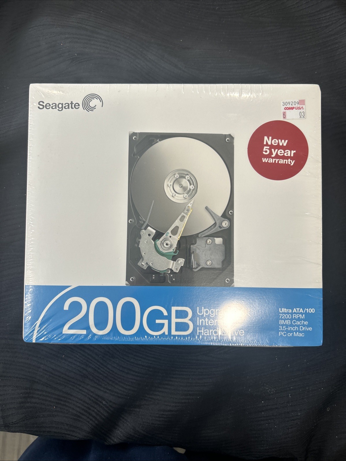 Seagate 200GB Internal Hard Drive Upgrade Kit – Ultra ATA/100 – 7200RPM – NEW