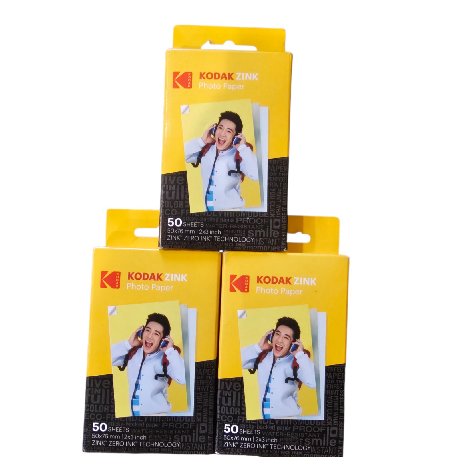 Kodak 2ʺ X 3ʺ Premium ZINK Photo Paper 50-Pack Compatible Kodak PRINTOMATIC 3X