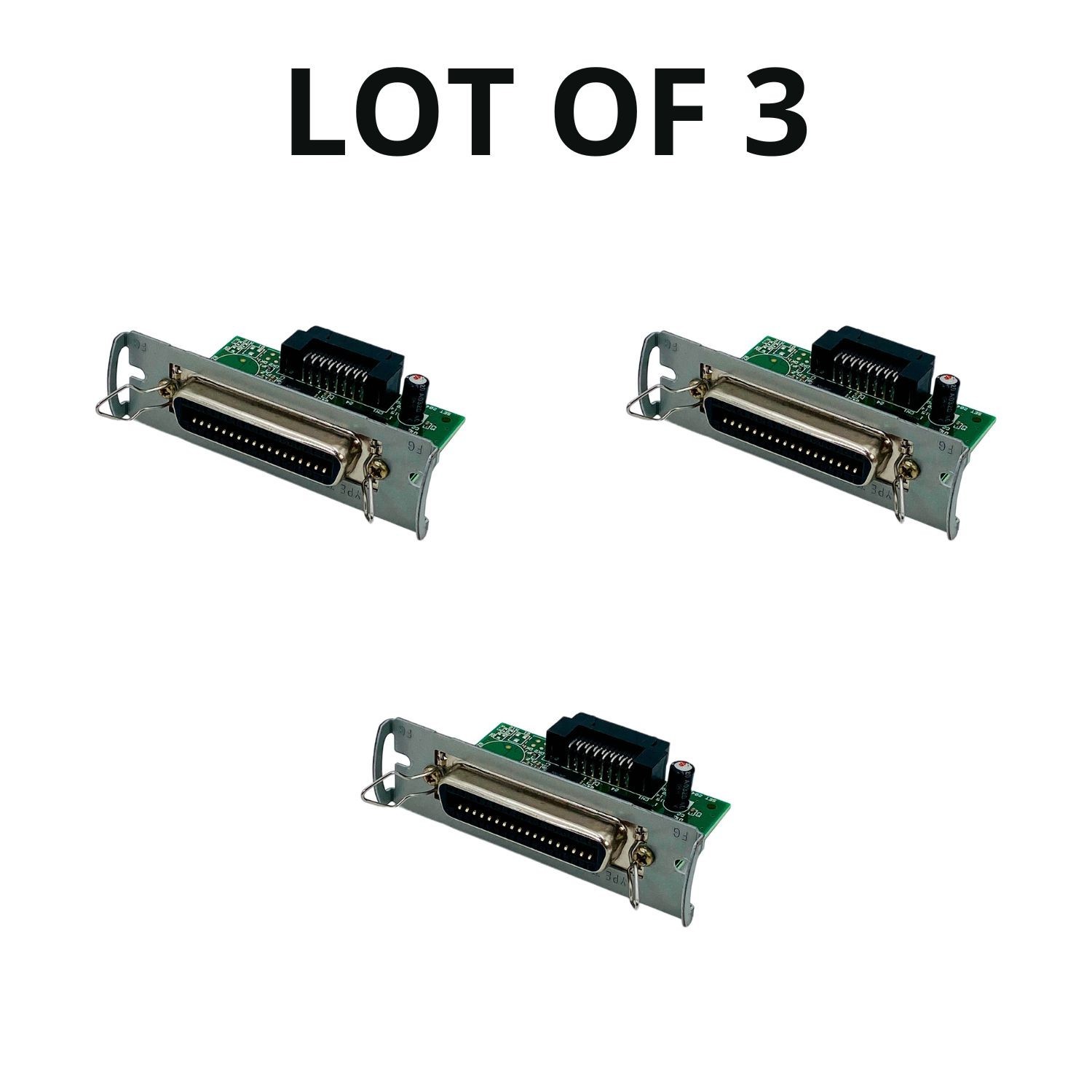 LOT OF 3🌐EPSON UB-P02II M112D Parallel Interface Adapter for TM-Series Printers