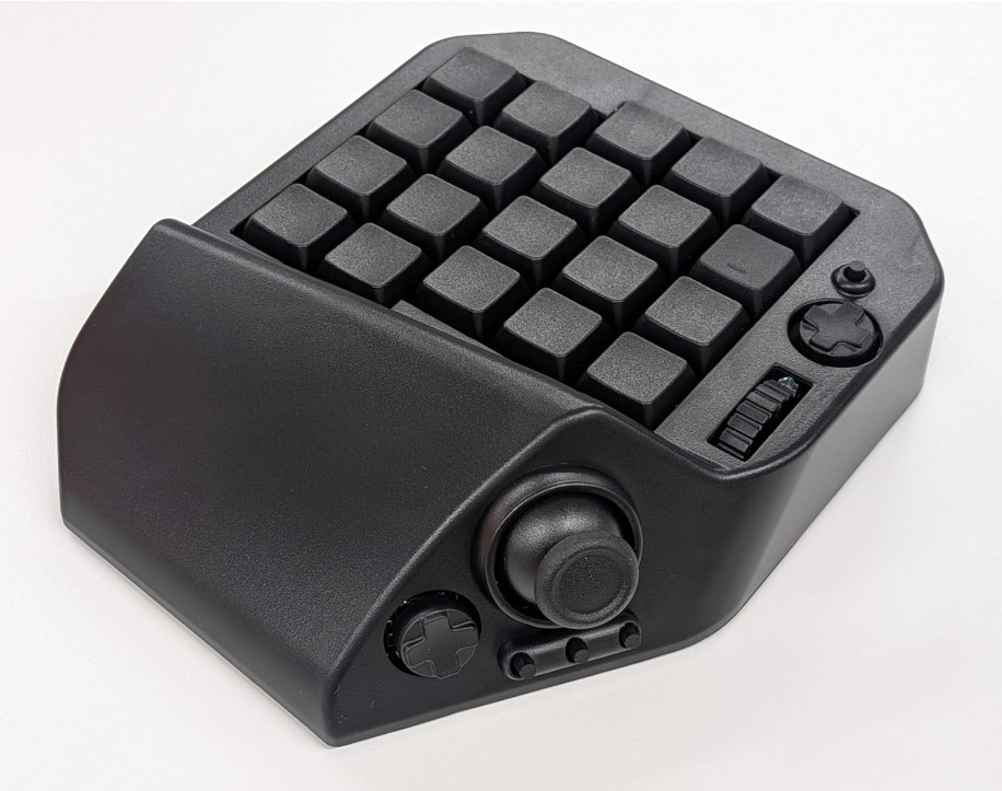 MH-Device MH-Delta 41-Key One-Handed Gaming Keyboard Standard Black New Japan