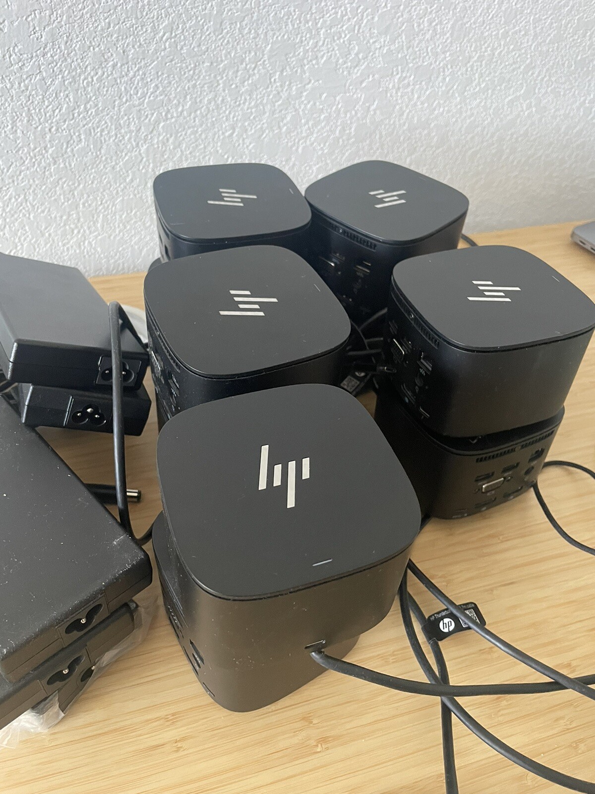 10x HP G2 Dock Thunderbolt 120W Docking Station Port USB-C w/Charger Bundle