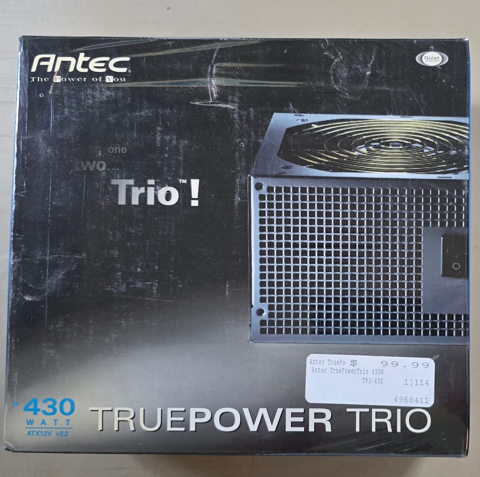 Antec TP3-430 TRUEPOWER TRIO 430W 12V ATX v2.2 Desktop Power Supply