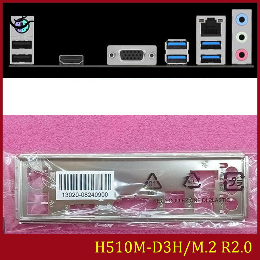 NEW FOR ASUS H510M-D3H/M.2 R2.0 Ｍotherboard I/O Shield Backplate