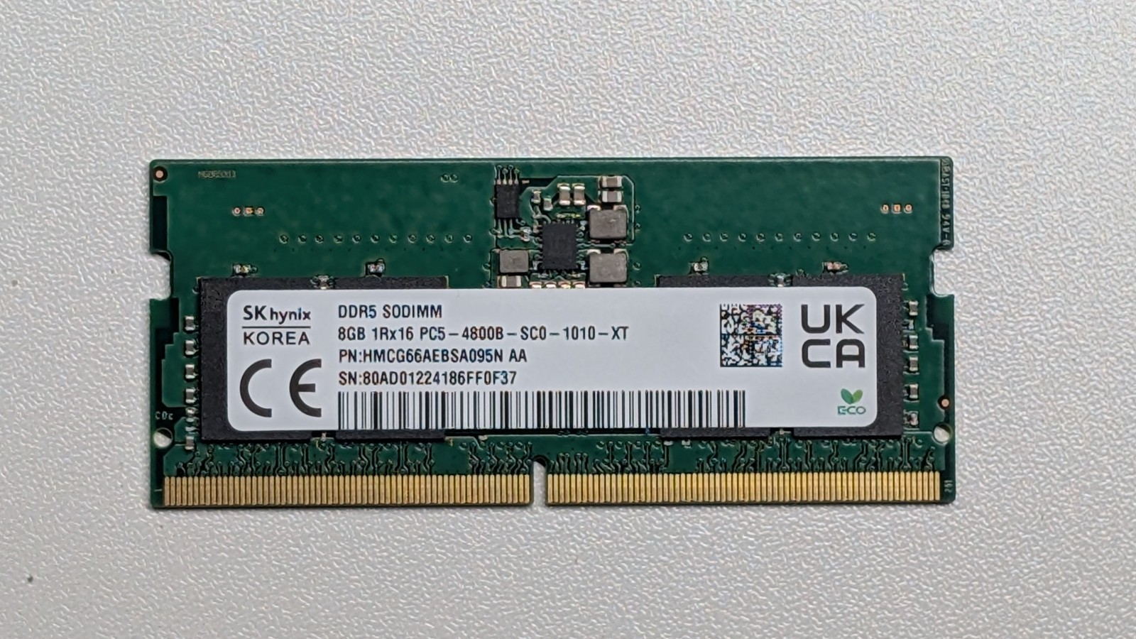 SK hynix 8GB DDR5-4800 SO-DIMM Laptop RAM – Tested, Good Used Condition