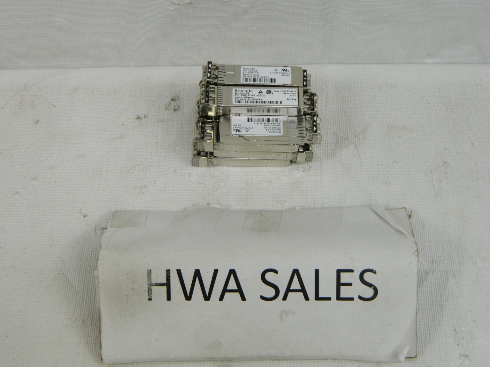 14 Brocade 57-1000117-01 8gb FC Short Wave Laser SWL Transceivers - Used