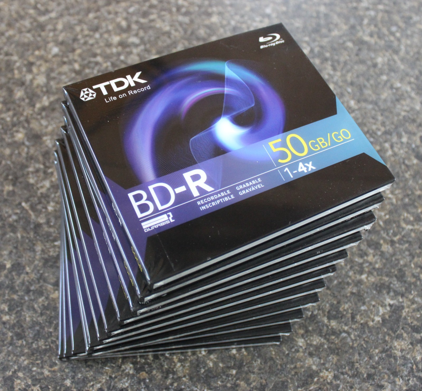 11 x TDK BD-R Blank Recordable Blu-Ray Disc 50GB 4x Speed NEW