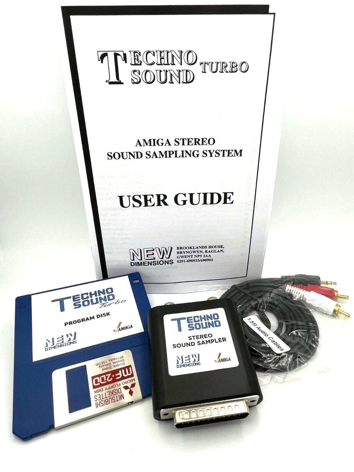 Commodore Amiga Stereo Sound Sampler Techno Sound Turbo Rare Limited US Seller