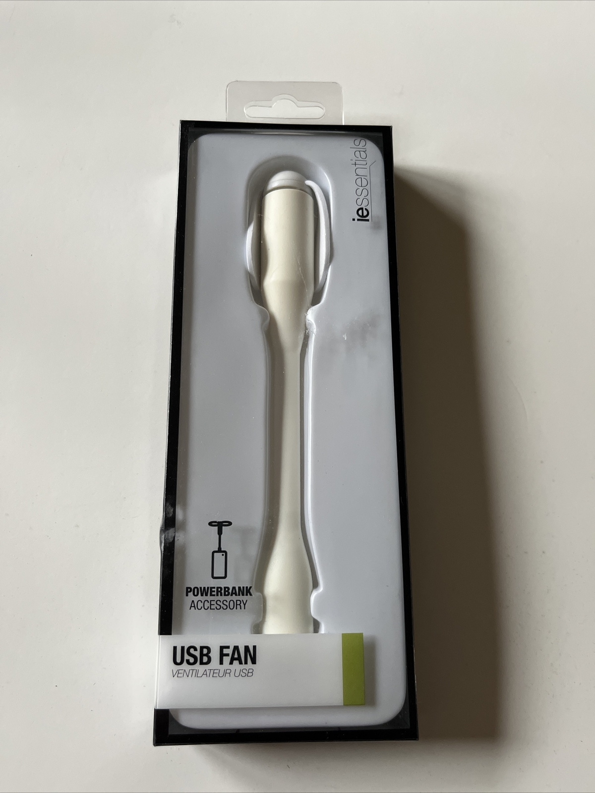 iEssentials Powerbank USB LED Lamp White (Foam Blades) Car, Phone, Computer NIB