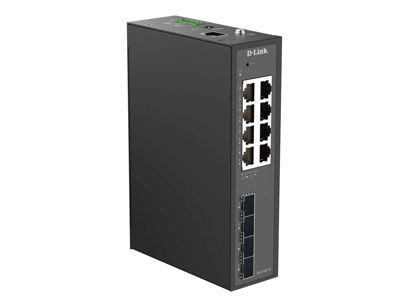 D-Link DIS 210G-12 Switch Industrial Smart Network Switch 1 DIS-210G-12