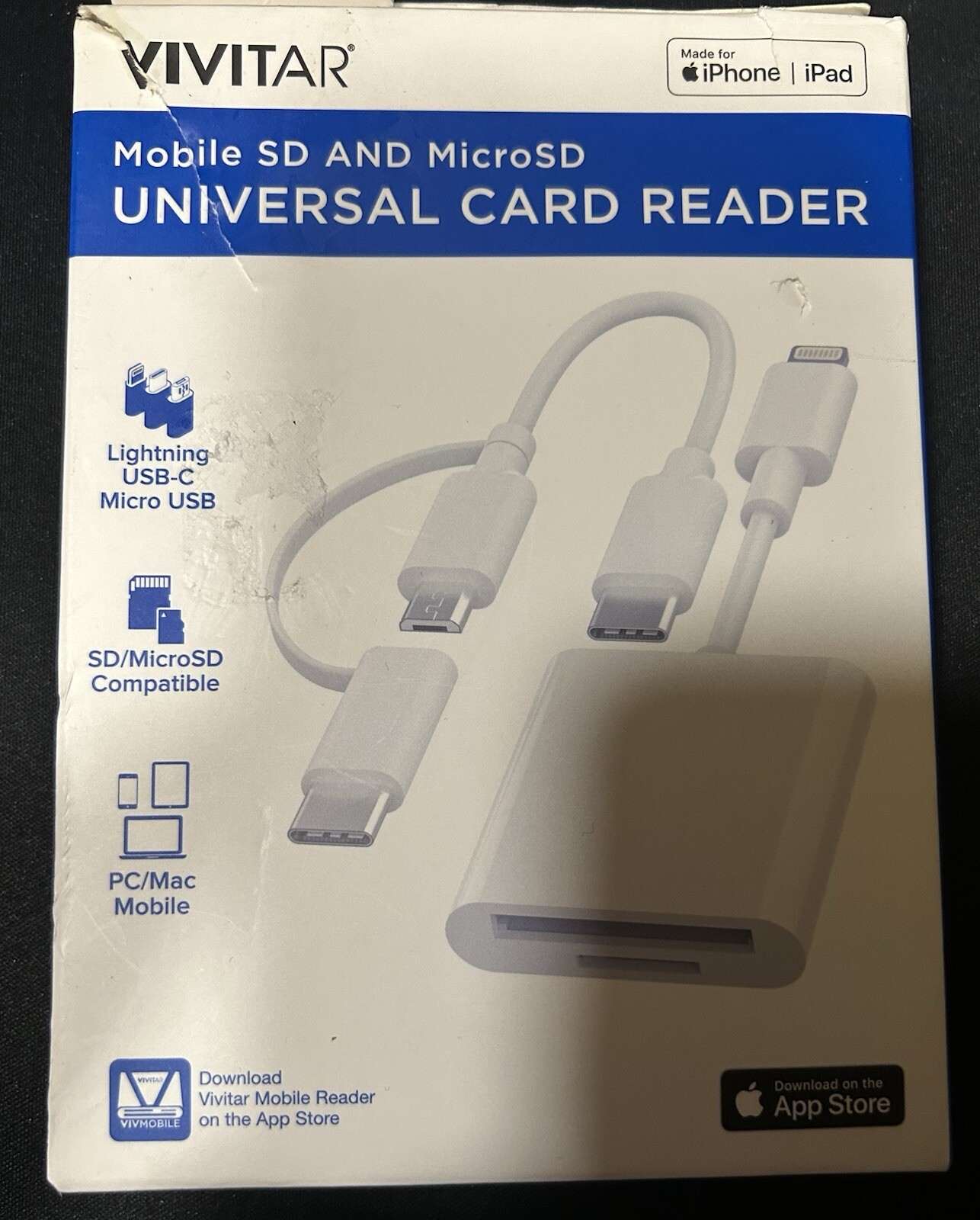 VIVITAR Mobile SD and Micro SD. Universal Card Reader