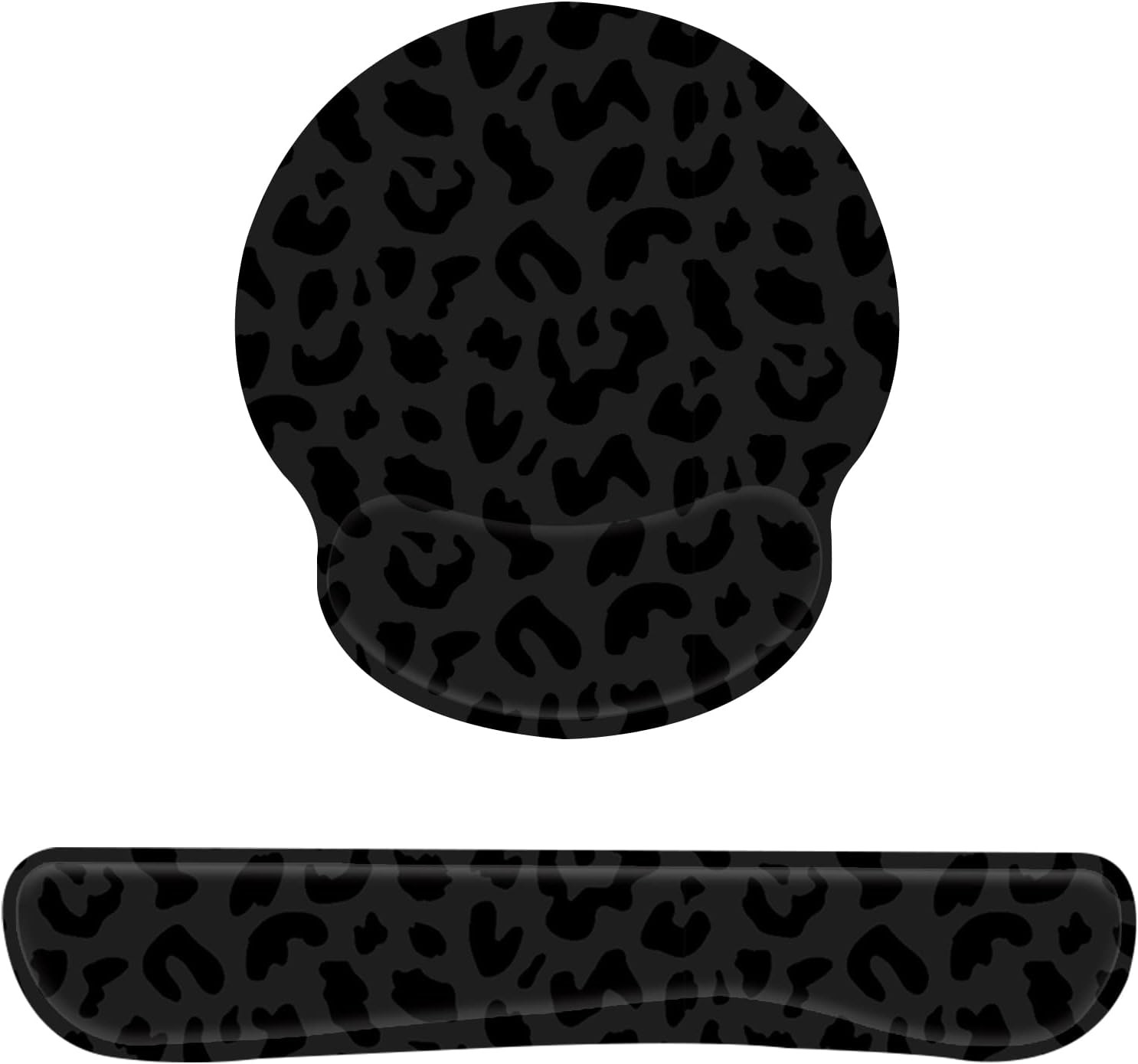 2Pcs Keyboard Wrist Rest Pad and Mouse Wrist Rest Support Mouse Pad Set,Ergonomi