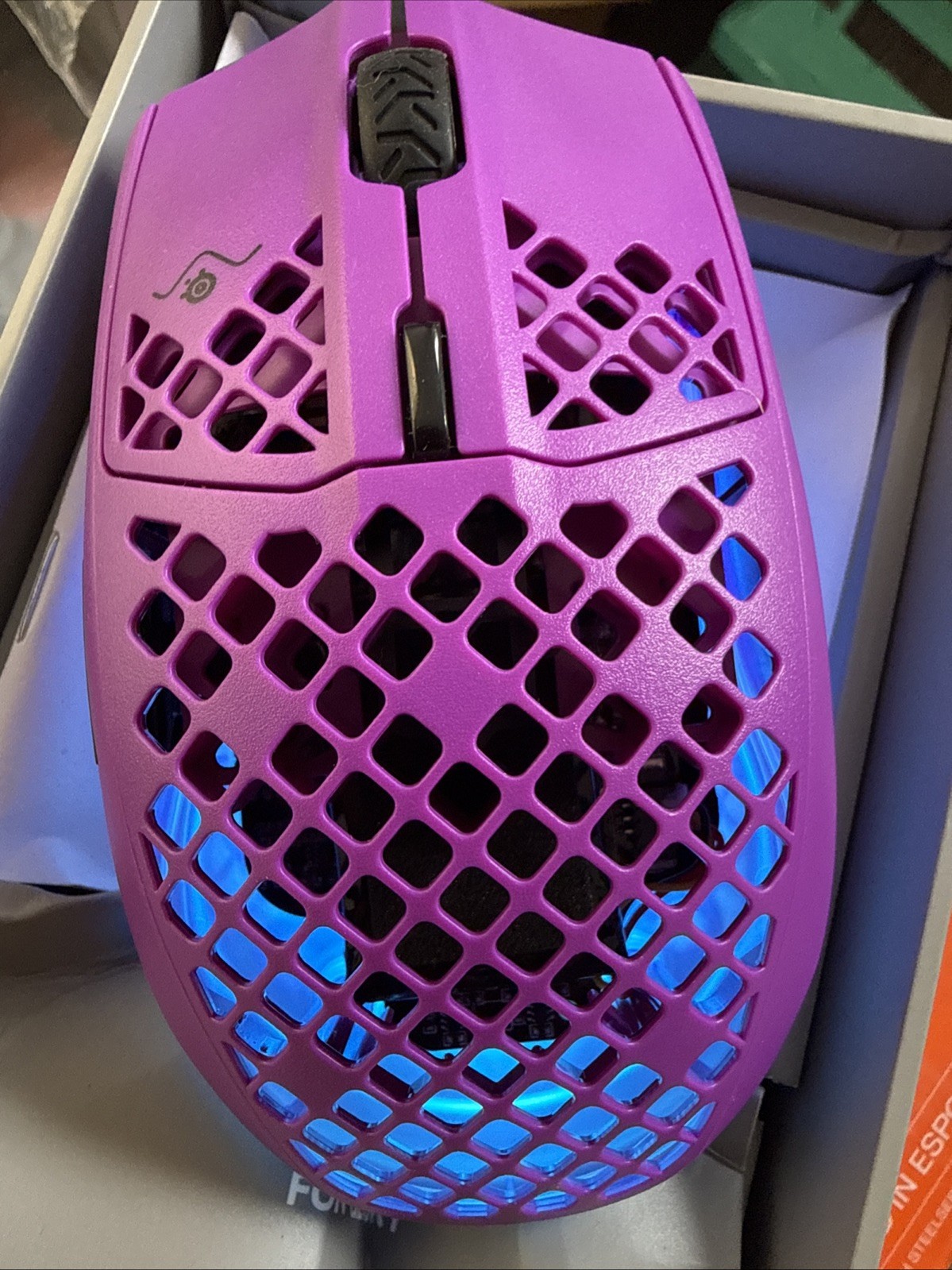 Steelseries Aerox 3 Wireless Customization Ghost, Onyx Or Purple 60222/62605