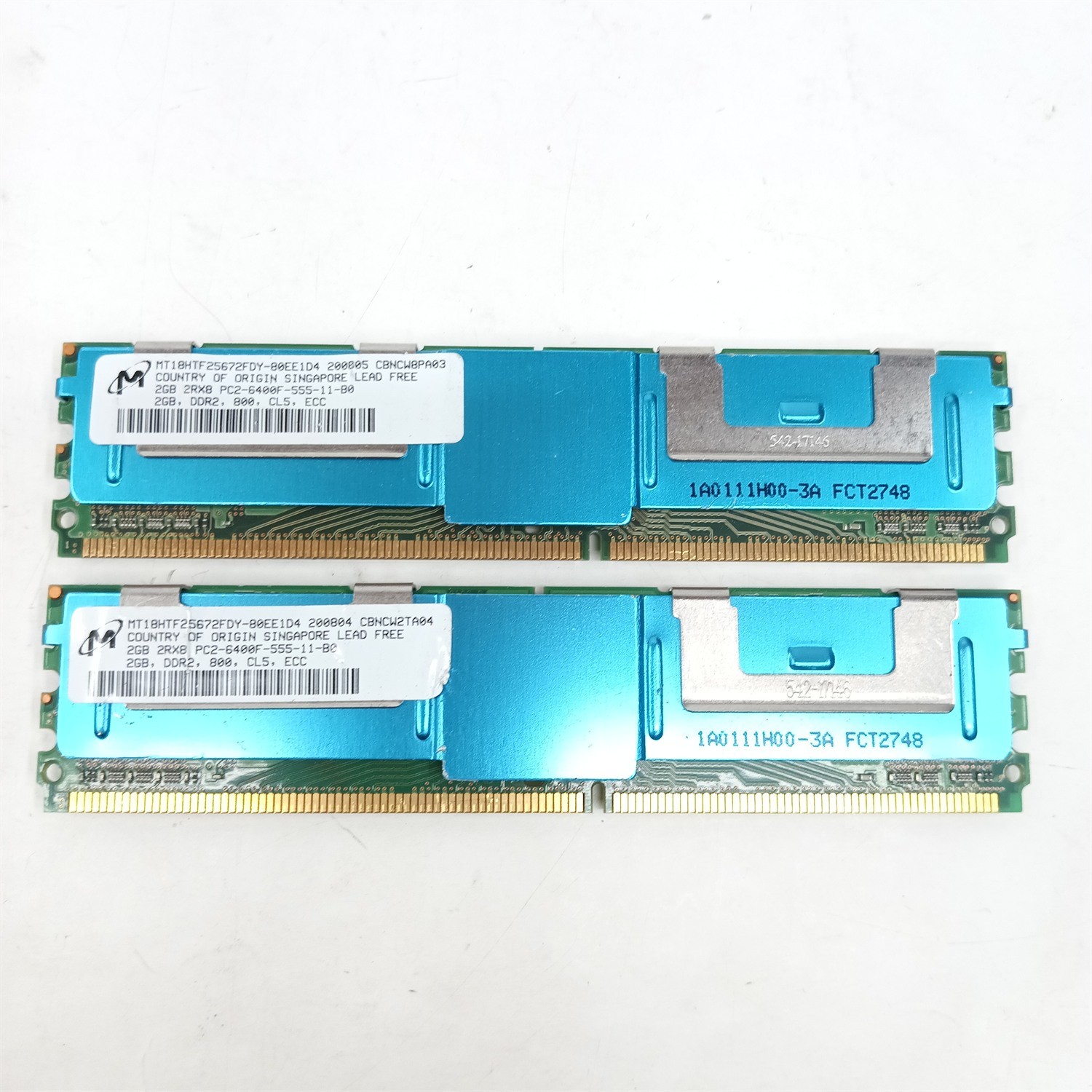 Micron 4GB Kit (2x2GB) Server RAM DDR2-800 PC2-6400F