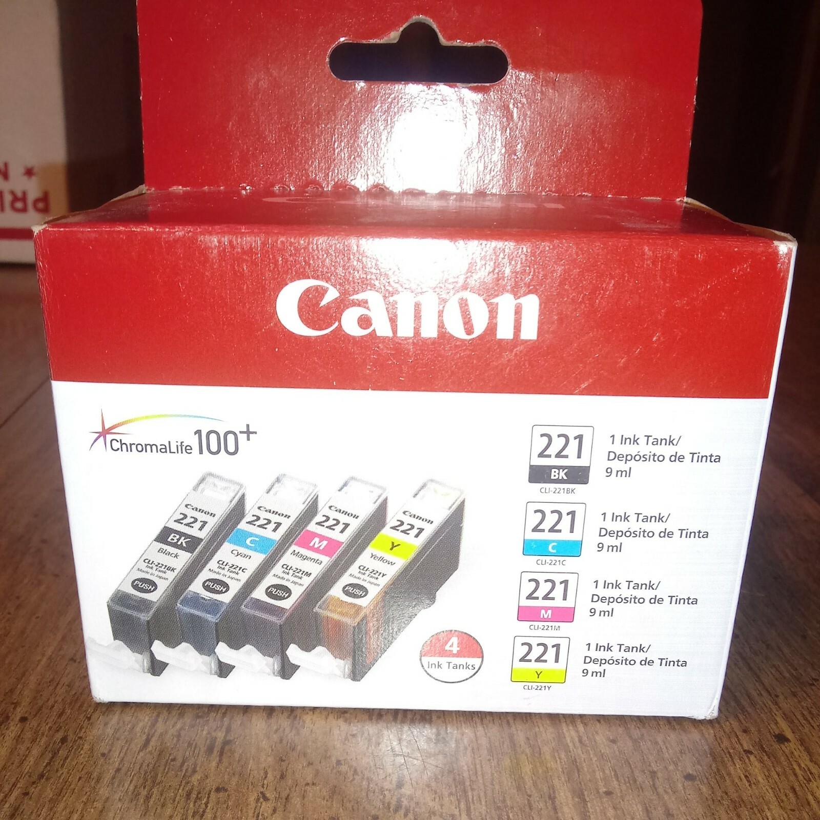 CLI-221 Four Color Pack "Canon CLI-221 Four Color Pack Compatible to MP980, MP56