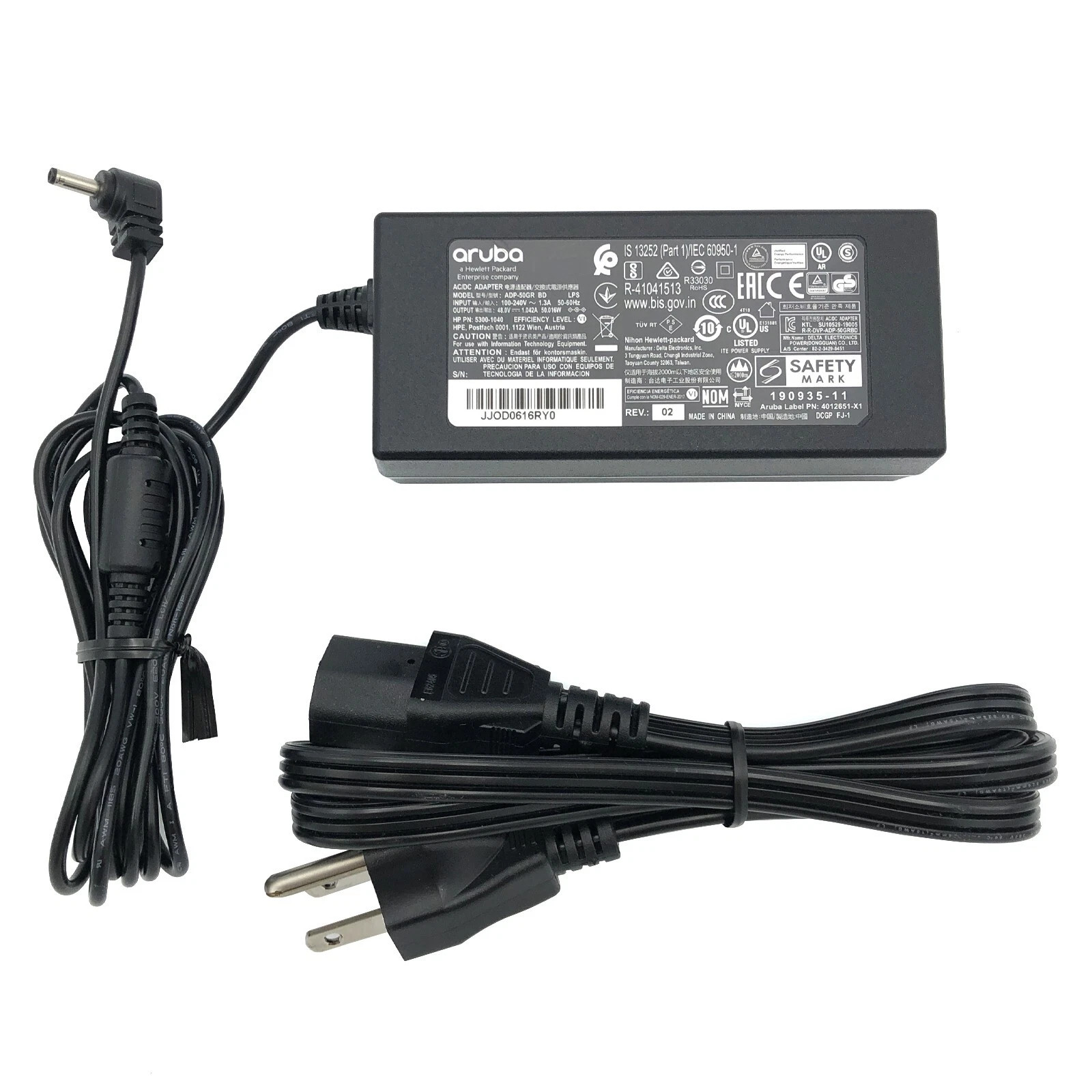Original Aruba ADP-50GR BD 48V AC/DC Power Supply Adapter 50W Charger