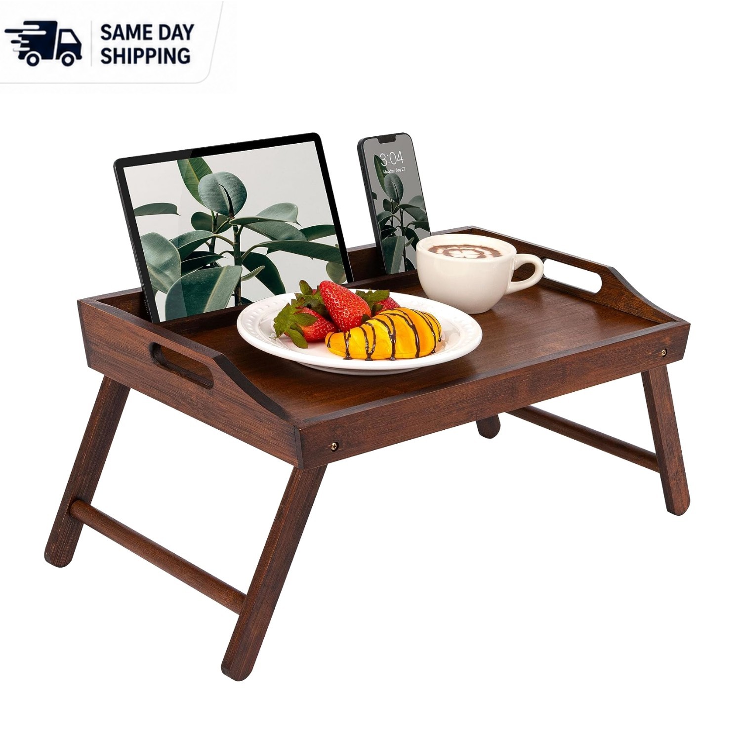 Multifunctional Portable Bed Tray – Fits 15.6” Laptops, Lightweight Design