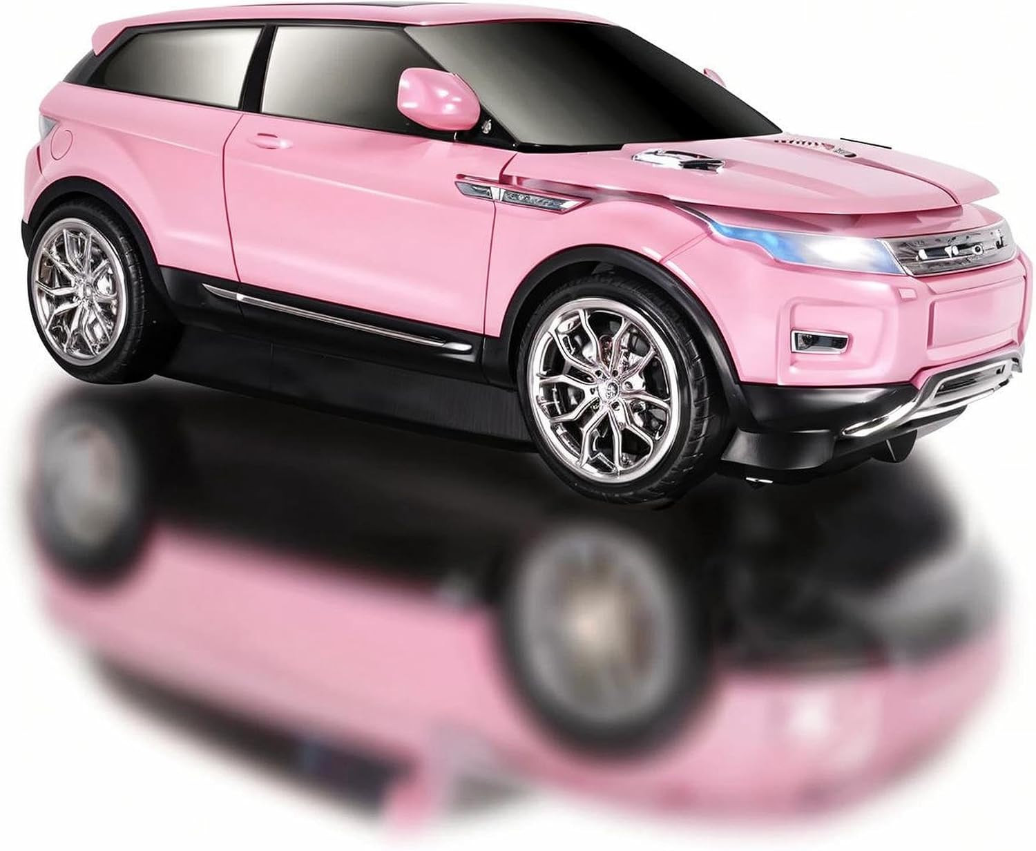 Wireless Mouse Car Computer Mouse for PC Laptop (Milk Tea Pink)