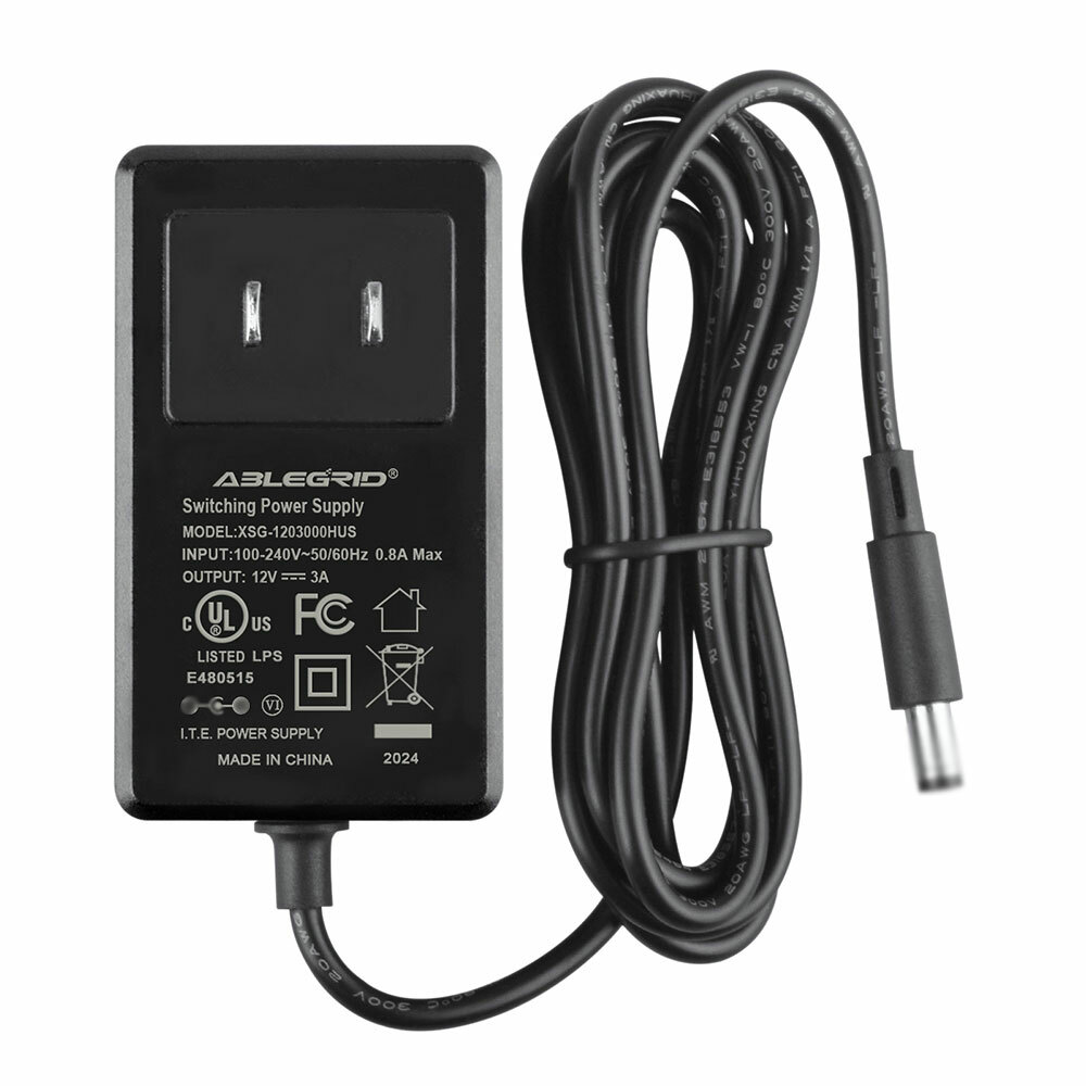 12V 3A AC Adapter Charger For UltraBrite SL9066 COSTCO NO. 1041303 Power Supply