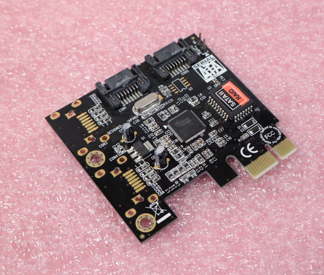 SYBA SD-LP-PEX2IR 2 Port SATA II PCI-Express 1.0 x1 (3.0Gb/s) Controller Card