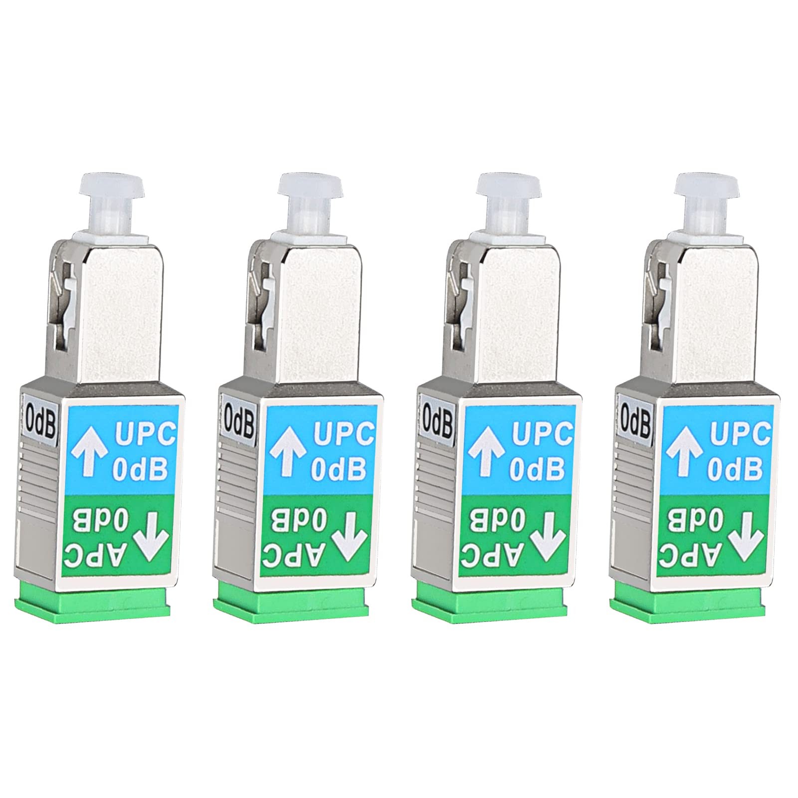 SC/UPC Male to SC/APC Female Singlemode Fiber Adapter，4pc