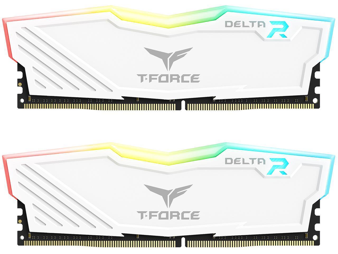 Team T-Force Delta RGB 32GB (2 x 16GB) PC RAM DDR4 3600 (PC4 28800) Memory