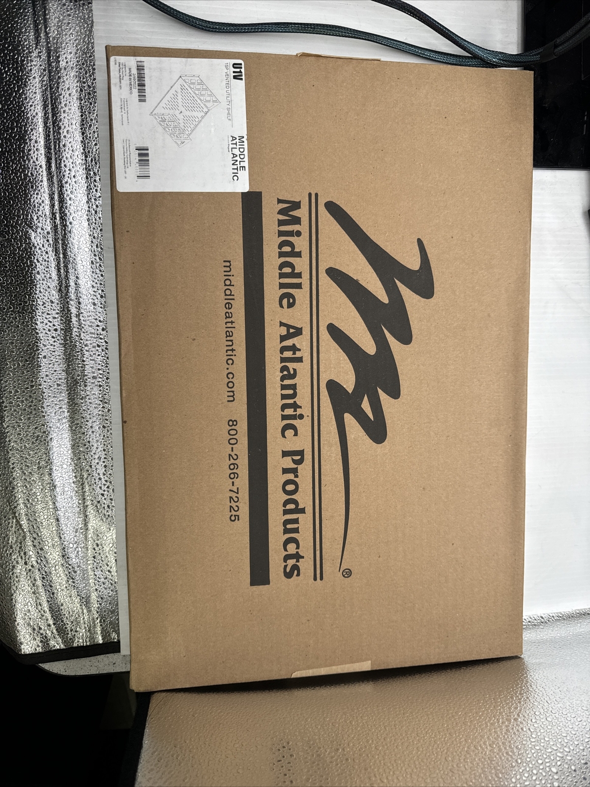 Middle Atlantic U1V U Rack shelf - 1U Height x 17.44" Width 10.38" Depth NIB