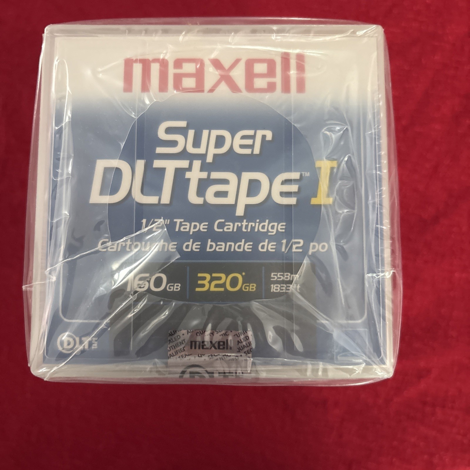 Maxell 183700 SDLT-1 Data Cartridge 5 Pack New Factory Sealed