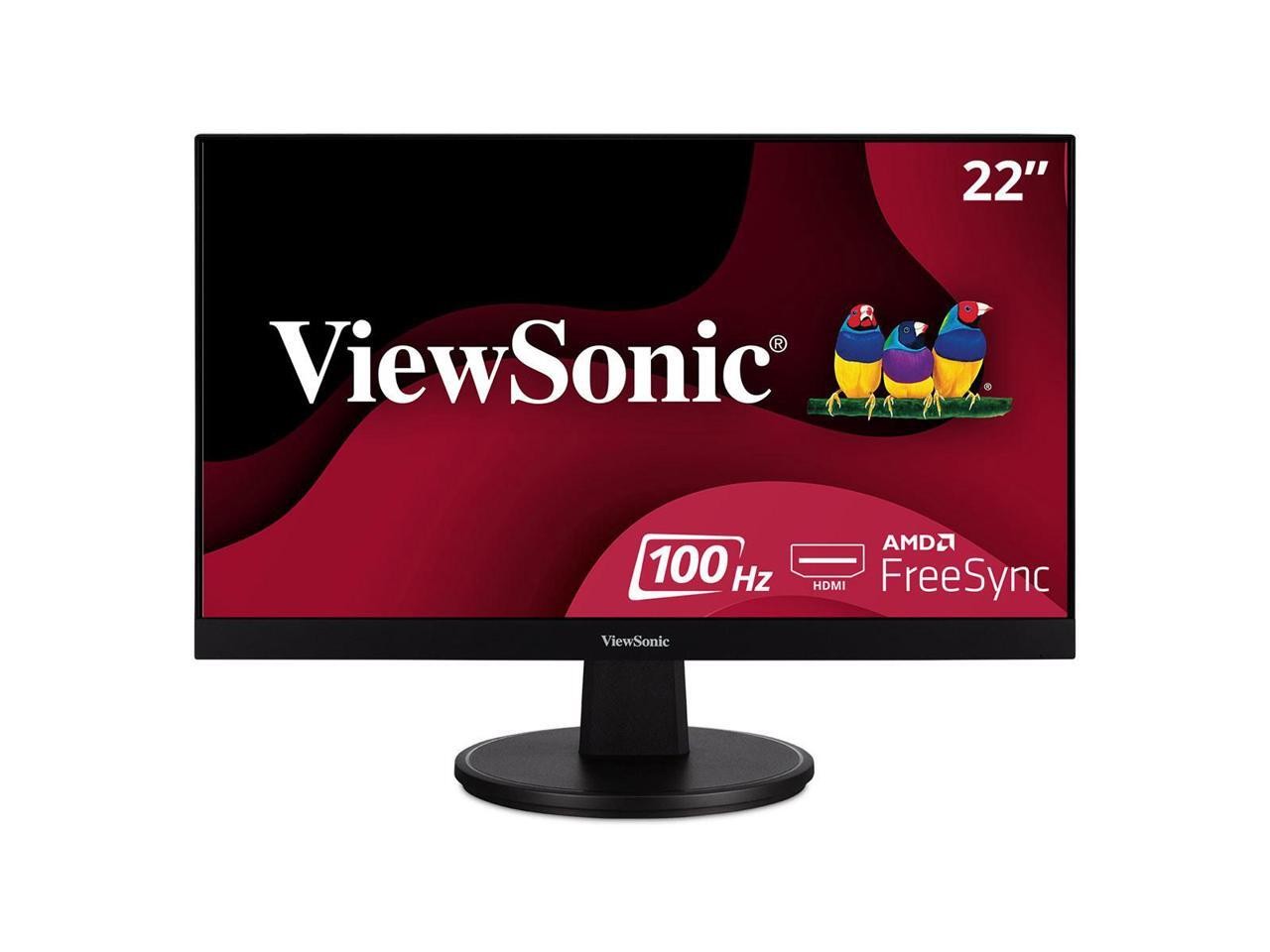 ViewSonic VA2247-MH 22 Inch Full HD 1080p Monitor with Ultra-Thin Bezel, Adaptiv