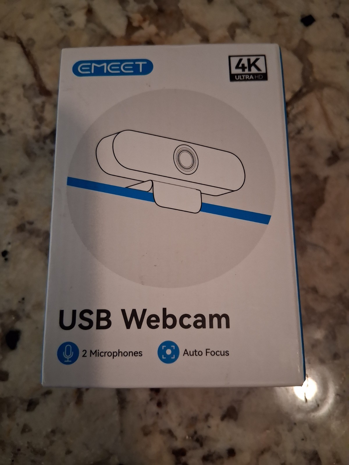 EMEET SmartCam Nova 4K Webcam for PC Laptop | Autofocus Dual Mics USB Plug&Play