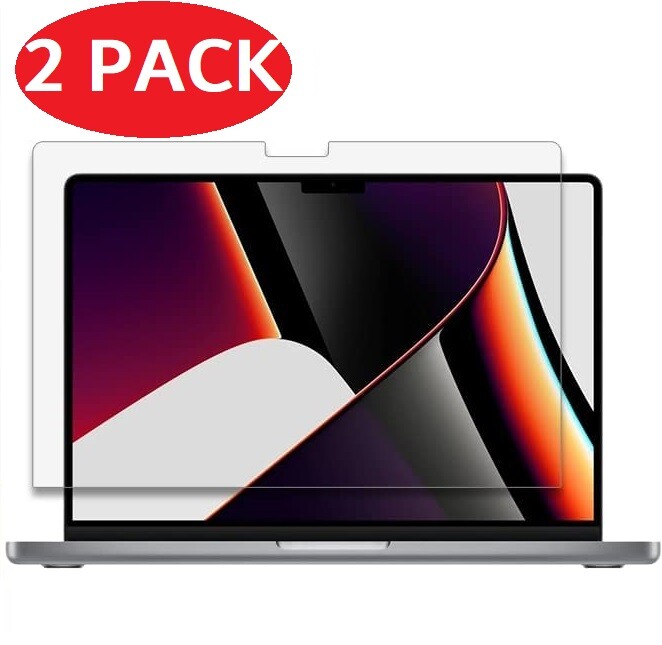2X Glass Screen Protector Cover For MacBook Pro 14 inch 2026-2021 M5 M4 M3 M2 M1