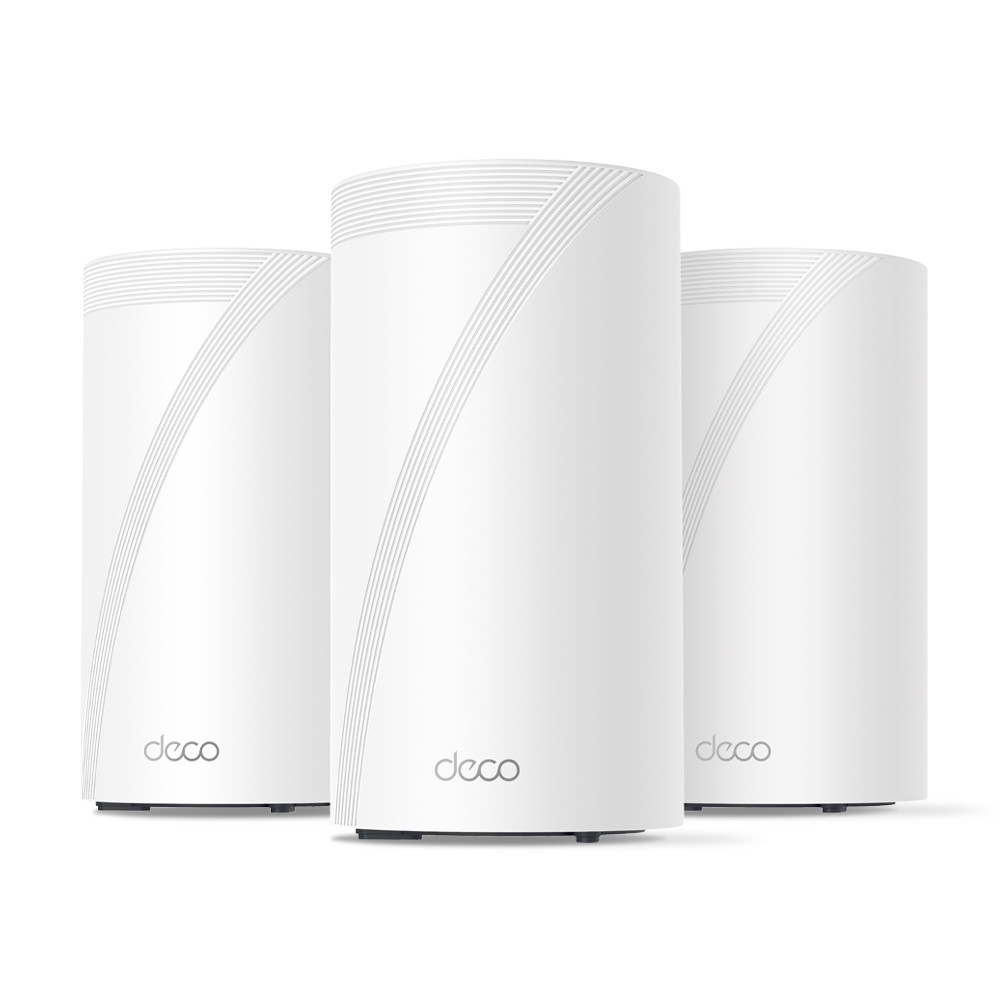 TP-Link Deco BE16000 Wi-Fi 7 Quad-Band Mesh Router System- White (Refurbished)