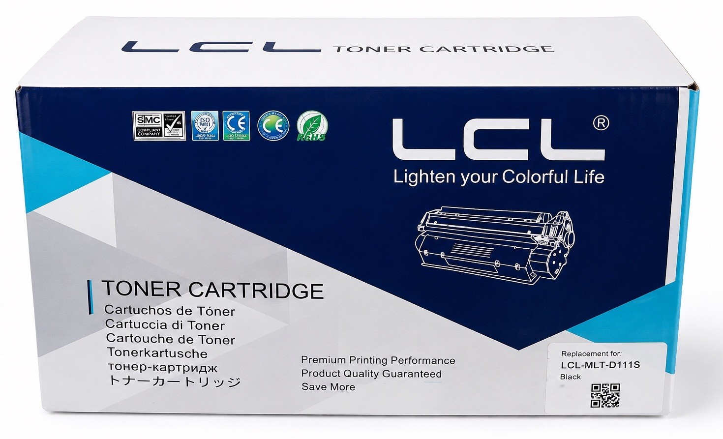 LCL MLT-D111S Black Toner Cartridge Compatible w/ Samsung Xpress M2020 M2070