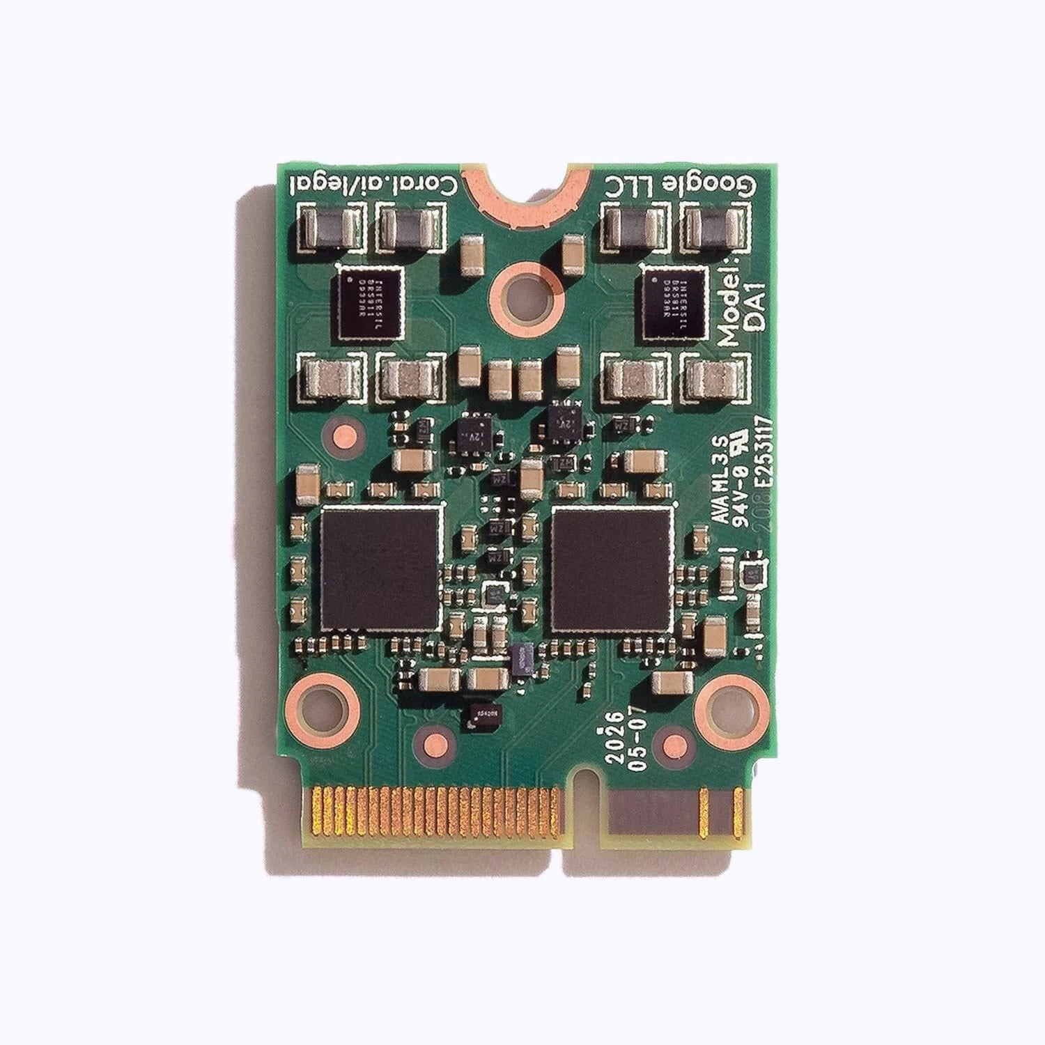 Google Coral M.2 Accelerator with Dual Edge TPU