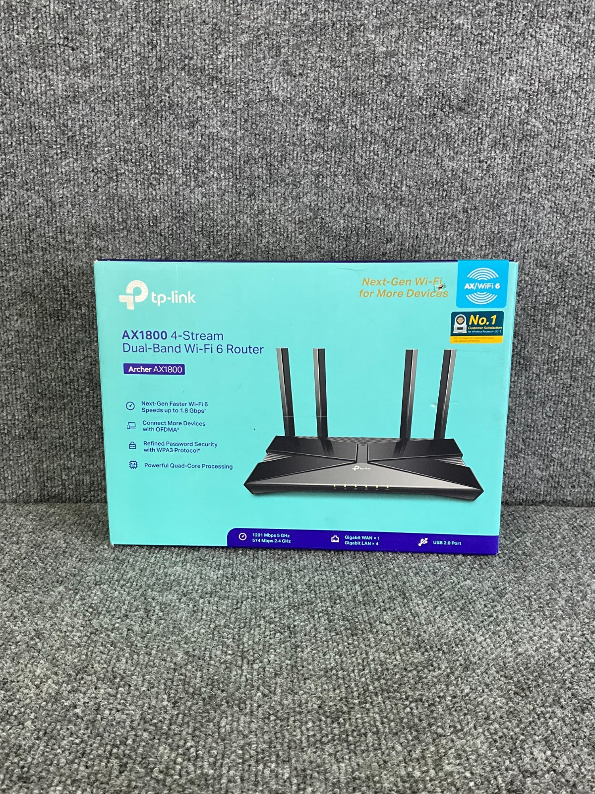 TP-Link Archer AX1800 WiFi 6 Dual-Band Router 4-Stream – Gigabit Ports – Tested