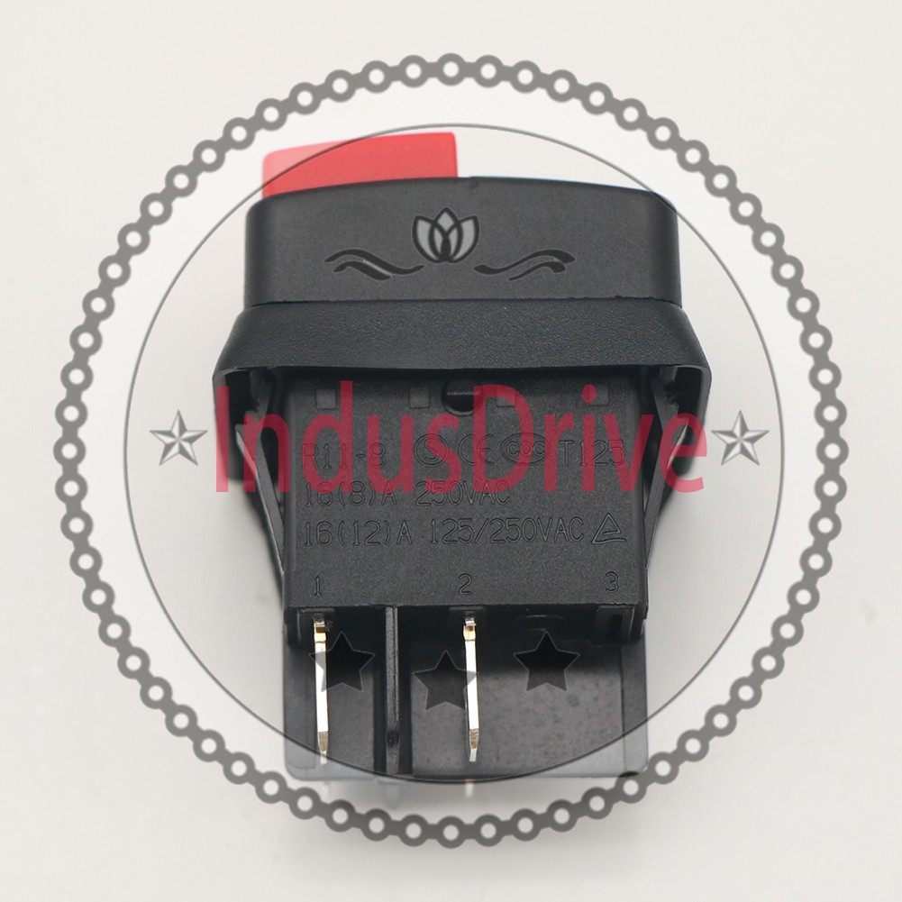 1PC NEW SCI R11-8 Power On Off Rocker Switch 4 Pin 16A 250VAC Red