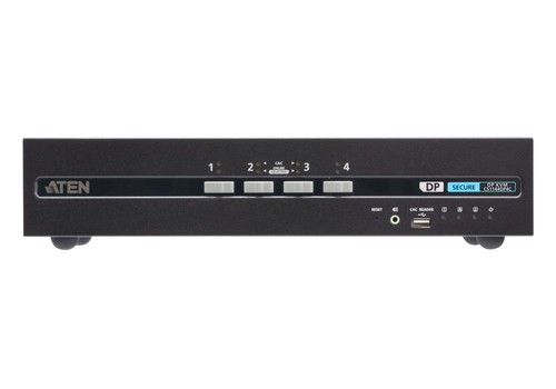 ATEN 4-PORT USB Dp Dual Display PP4.0 Secure KVM W/ Cac Support